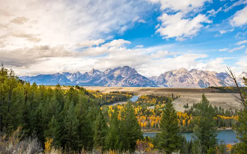 Snake River Overlook in fall